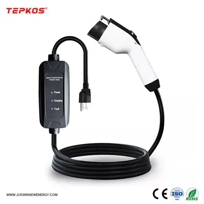 Portable Fast Tsheb Charger Rau Ev